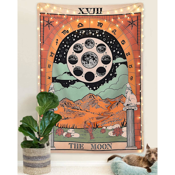 Tarot-seinävaate Tähti-seinävaate Keskiajan Eurooppa Arvonta Teippi