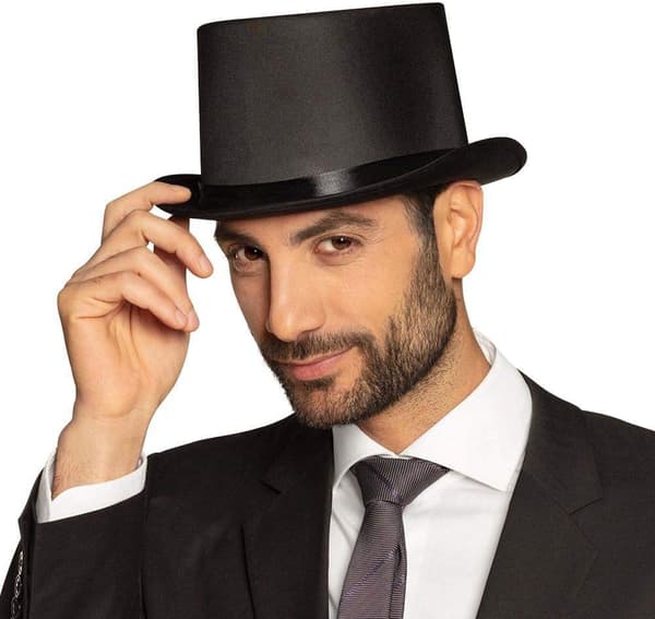 Børneafdeling Gala Hat, Cylinderhat, Pandebånd, Elegant, Filt, 20