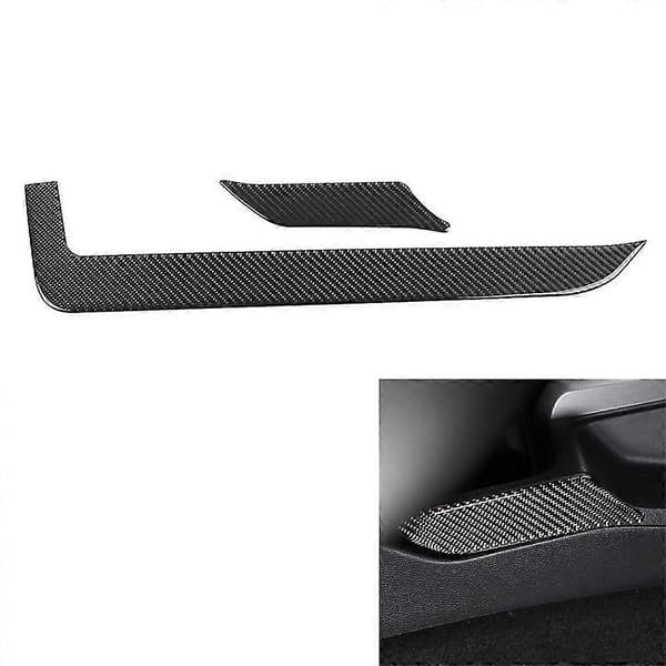 Bil Karbonfiber Senterkonsoll Side Girskift Panel Dekorativt Deksel Trim For Tacoma 2015-2020