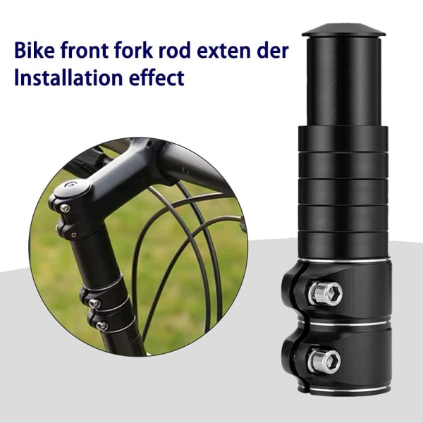 Cykelgaffelforlænger, Styrhøjer, Adapter