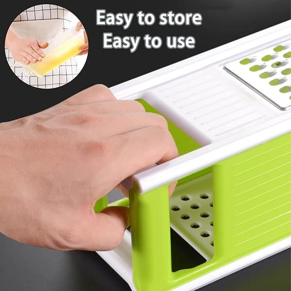 Multipurpose grønnsakskutter 5 i 1 grønn kutter - 31,8 x 11,7 x