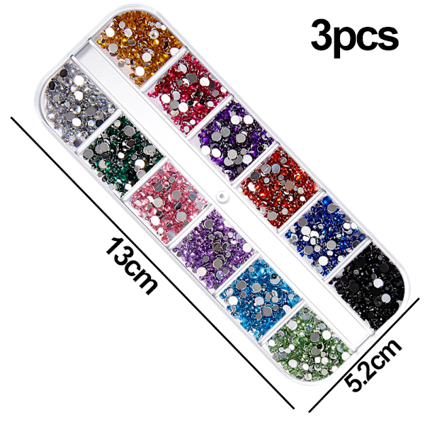 Rhinestones til neglekunst