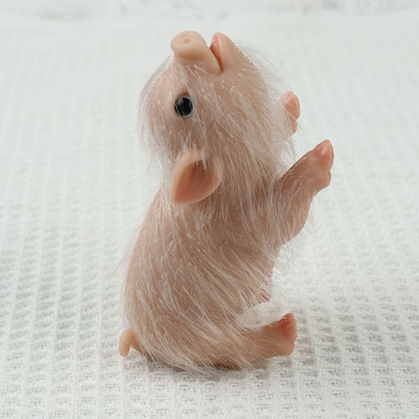 Mini Realistisk Silikone Gris, Elastiske Falske Dyr Fuld Krop Mini