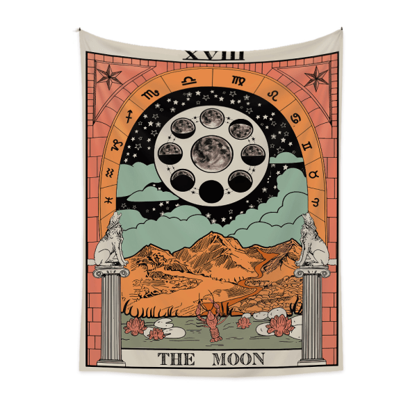 Tarot-seinävaate Tähti-seinävaate Keskiajan Eurooppa Arvonta Teippi