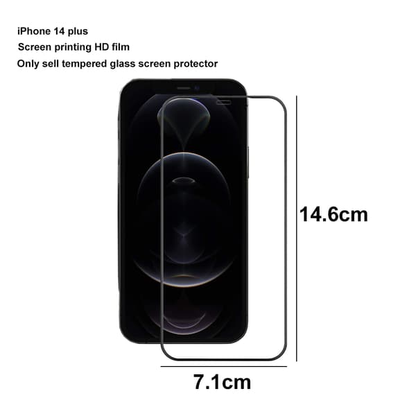 Skärmskydd i glas, extraverktyg designat för iPhone 14-serien iphone14 Plus