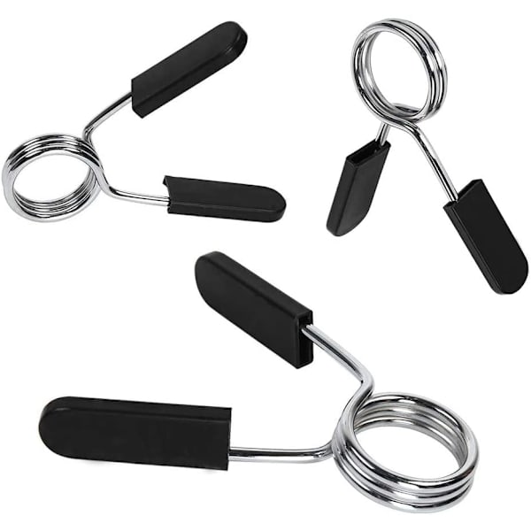 2 kpl painonpalkin lukitusjouset - 2,8 cm kumpikin kumipäällysteellä