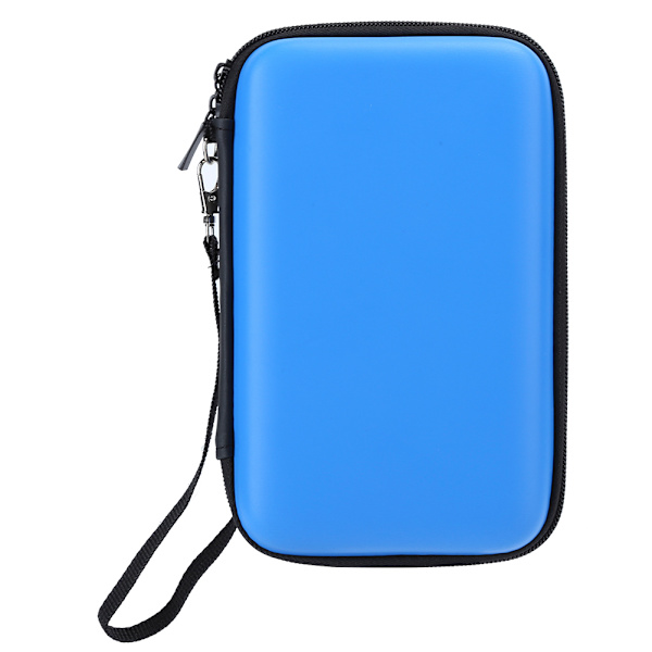 2 st EVA skyddande hårt paket bärbar förvaringsväska för Nintendo 3ds XL spelkonsol blå