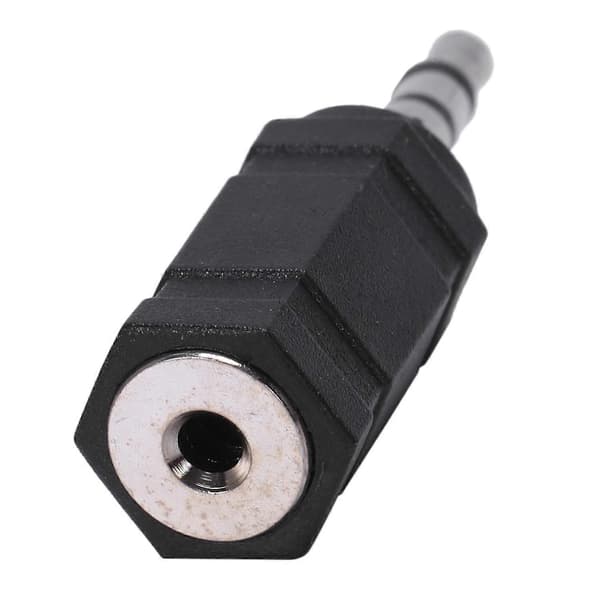 2,5 mm Stereo Hun Til 3,5 mm Stereo Han Stik Jack Audio Adapter, Sort