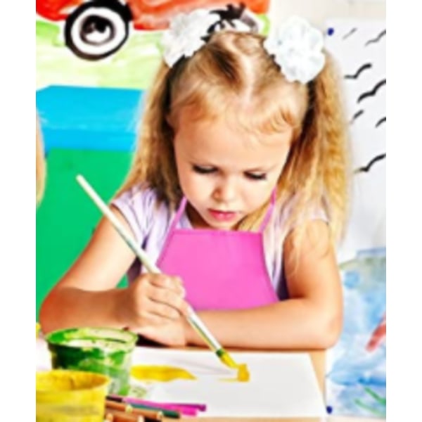4 delar vattentäta målarförkläden för barn för 5 till 10 år,