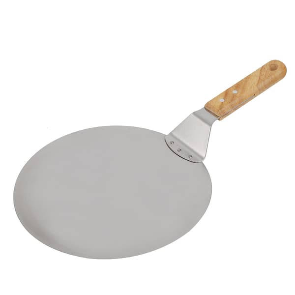 Gave til pizzaelskere, pizzaspade i rustfrit stål, foldbart design, stor pizzaspade, bageværktøj af høj kvalitet, 1 stk.