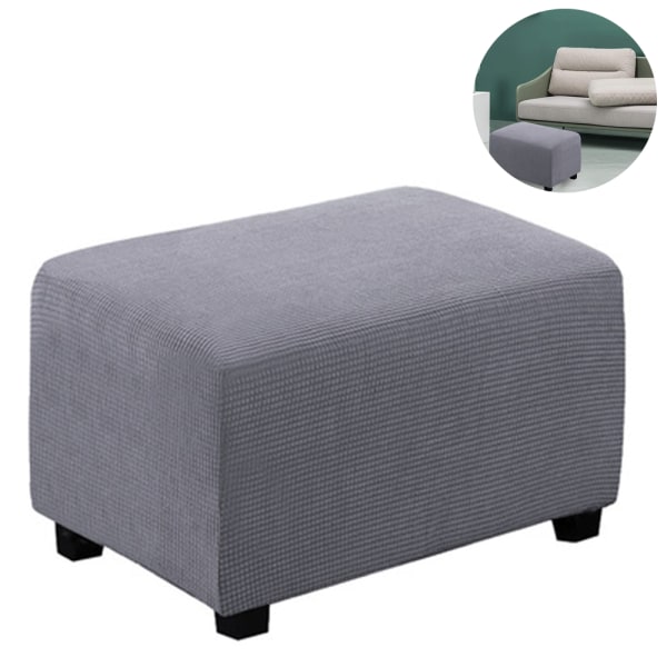 Easy Going Stretch Ottoman Cover Vikbar förvaringspall