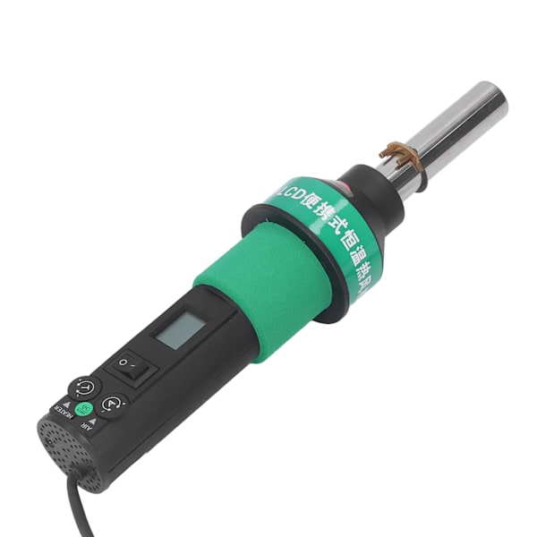 Heta luftpistol digital display borstlös motor bärbar uppvärmningsverktyg set kit för lödningEU-kontakt 220V