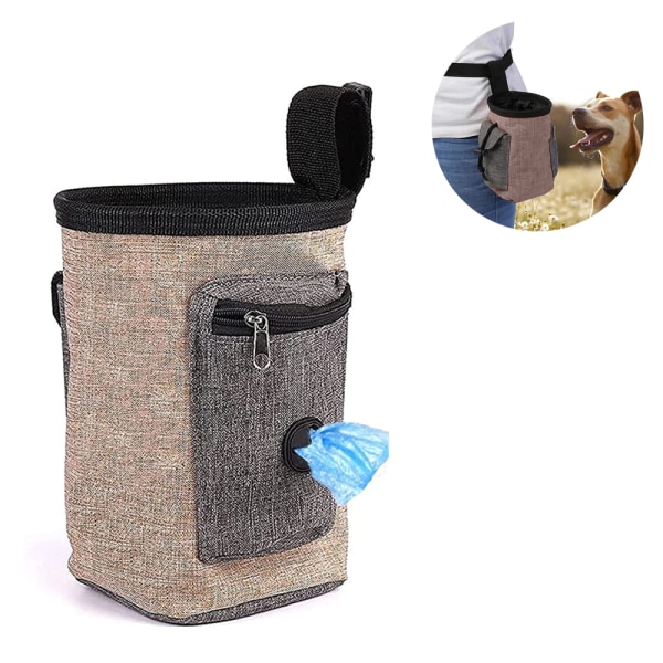 Dog Treat Pouch, Dog Treat Bag för träning små till stora