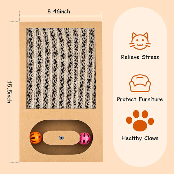 Katt Repbräda Kartong Katt Repkort Hög Kvalitet Repkort Textur Design Hållbar Katt Repkort