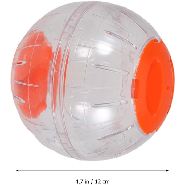 Hamsterboll Löpningsövningsboll Mini Löpningsboll Runt Litet Husdjur (Orange)
