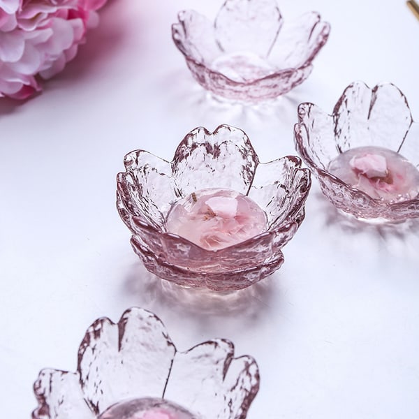 5 st Sakura-formade små kryddskålar Dippskålar Aptitretare