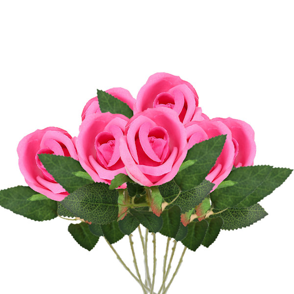 8 st konstgjorda älsklingsrosor Alla hjärtans dagRosor varar för evigt Kärlek Falsk blomma Hem Bröllopsdekoration