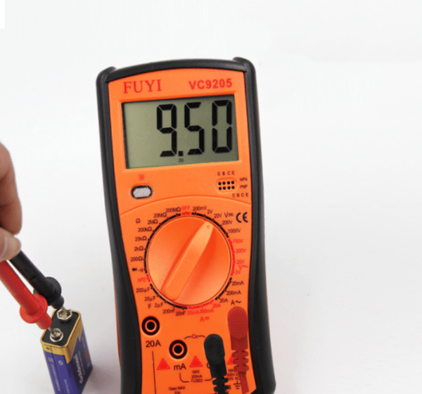 Digitalt multimeter vc9205 AC DC Digital elektrisk tester Auto Vo