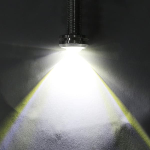 Sett med 10 lyspærer, Jormftte, Led, 9W, Svart