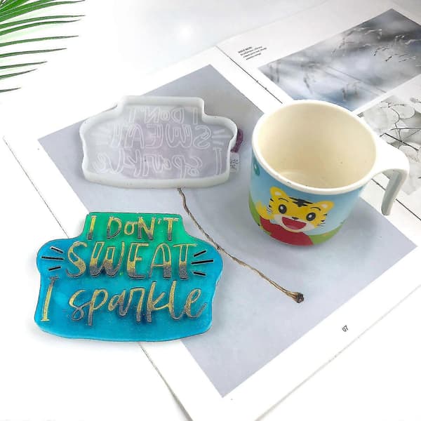 Silikon smyckesbricka epoxiharts gjutform glas tekanna matta bricka formar-fg