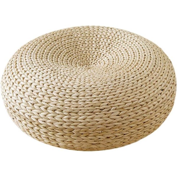 Olkipehmuste Rattan-Futon Meditaatio Meditaatiopehmuste Käsin Kudottu Futon Paksuuntunut Ruohon Pier Tatami Ikkunaluukun Pehmuste