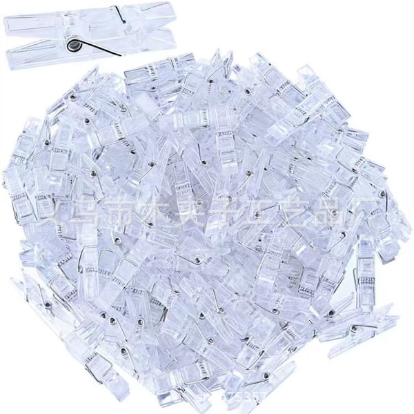 120 st transparenta plastfickor - 3,5 x 0,7 cm