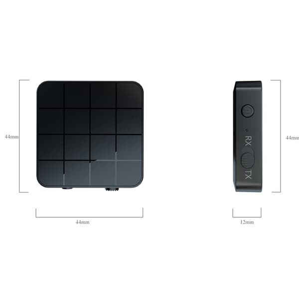 Bluetooth-adapter, Bluetooth-sender mottaker 5.0, 2-i-1 Bluetooth-adapter, Mini bærbar RCA & 3,5 mm AUX-kompatibel, Lav latens HD-lyd for