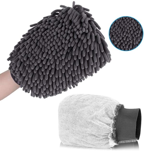 Deluxe Mikrofiber Bilvaskehandske (2 stk.)