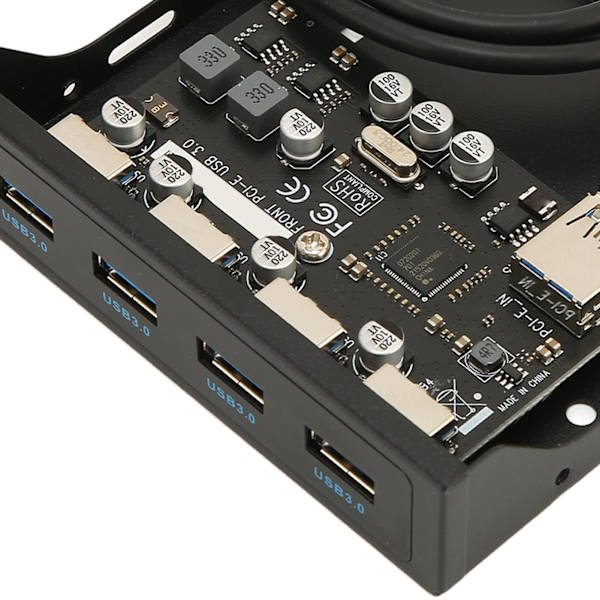 PCIE til USB 3.0 PC Frontpanel 4 Porte 5Gbps PCIE USB Adapter Understøtter Hot Swap 3,5 Tommer USB3.0 Frontpanel til Windows