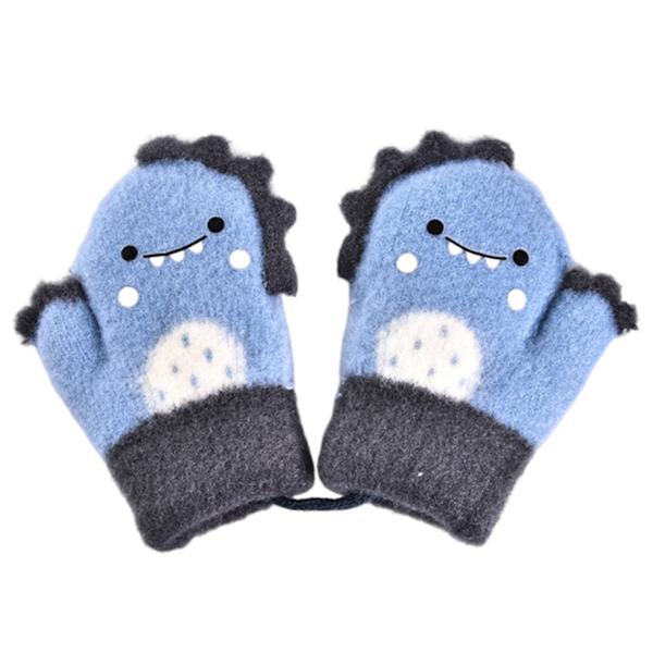 Toddler Magic Stretch Mittens Vinter Unisex Baby Stickade Vantar