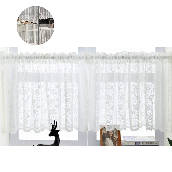 Kurzstore Gardiner Halvtransparente Bistrogardiner Halvtransparente