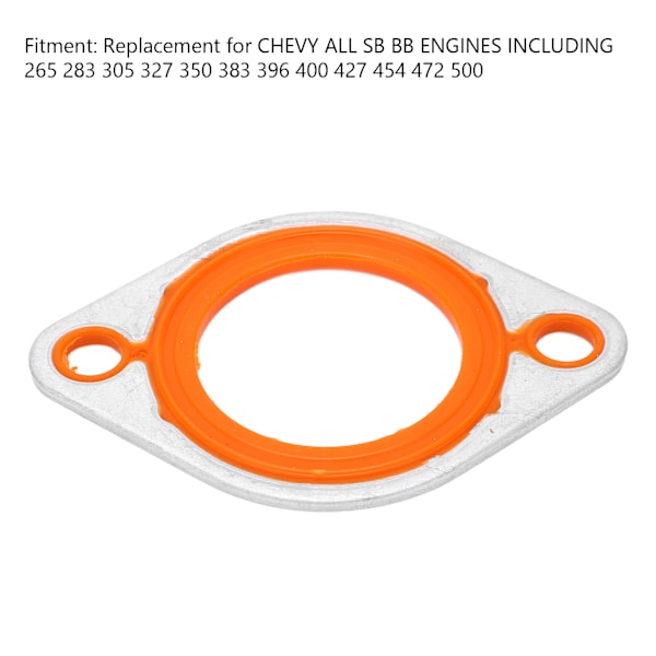 Termostat Vannhalshuspakning Aluminium Silikon Erstatning for CHEVY SB BB 265 283 305 327