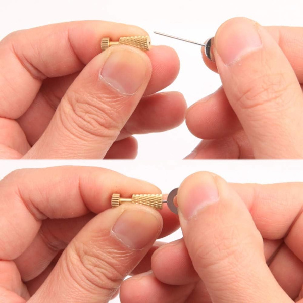 10 kpl Nahka käsityöasetusneula, DIY Nahka käsityö Manuaalinen ommel, Manuaalinen asetusneula Ommel käsityötyökalu Lukitus 0-6mm