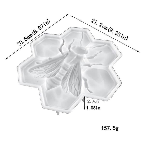 3D Resin Former, Insekt Silikonform For Epoxy Resin, Hengende Monteringsform, Rotte