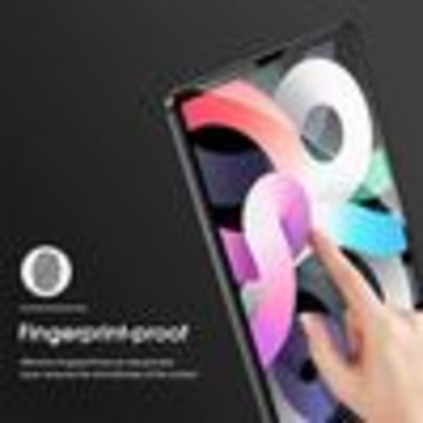 2 st skärmskydd för iPad Pro 12,9 tum 2022/2021/2020/2018 (6:e/5:e/4:e/3:e generationen), 9H-hårdhet glasskyddsskydd, Face ID möjligt