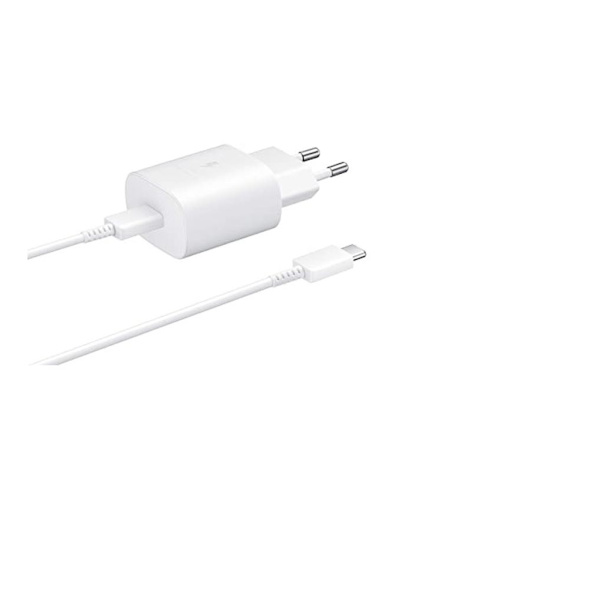 25W USB C-laddare med laddningskabel 1M, Typ C snabbladdare med kabel, Fast PD 3.0 laddningskontakt nätadapterkontakt för Samsung Galaxy S22+/S21