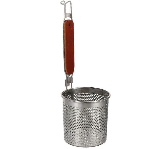 Si i rustfrit stål, spaghettipasta-kurveske, nudelsi, dørslag