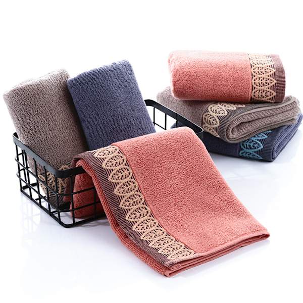 Absorberande och mjuka bomullshanddukar (2-pack, 34*75 cm) för hand,