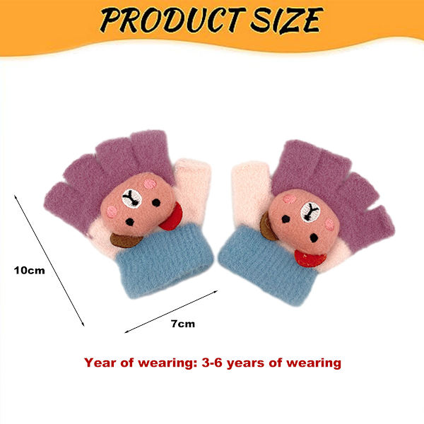 Varma femfingers plysch pojke och flicka ull barn baby baby