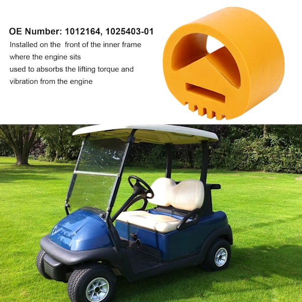 2 st Motorfäste Dämpningsbussning 1012164 Inre Ram Vibrationsdämpare Ersättning för Club Car DS Bensin
