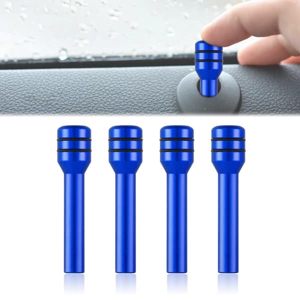 Set med 4 universella dörrhandtagsskydd för bil - blå blue
