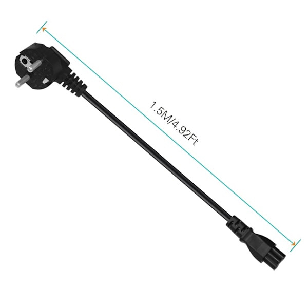 Strömkabel Strömsladd 3PIN Onitor för PC Dator Scanner Skrivare Kopiator Projektor Elektroniska Samtal & Alla Andra Europeiska Standardgränssnitt 1,5m