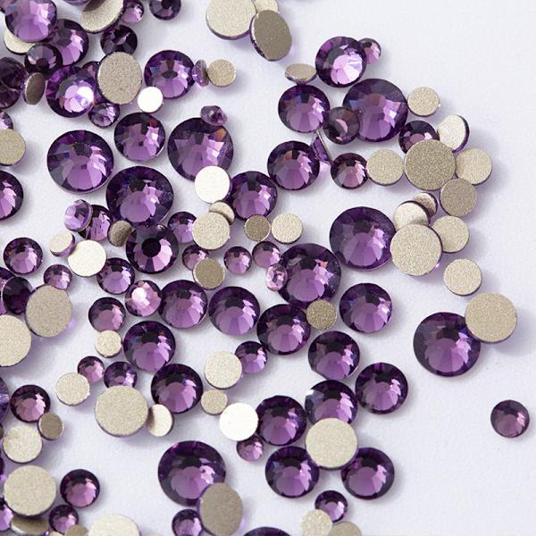 Krystal Flatback Rhinestones til neglekunst