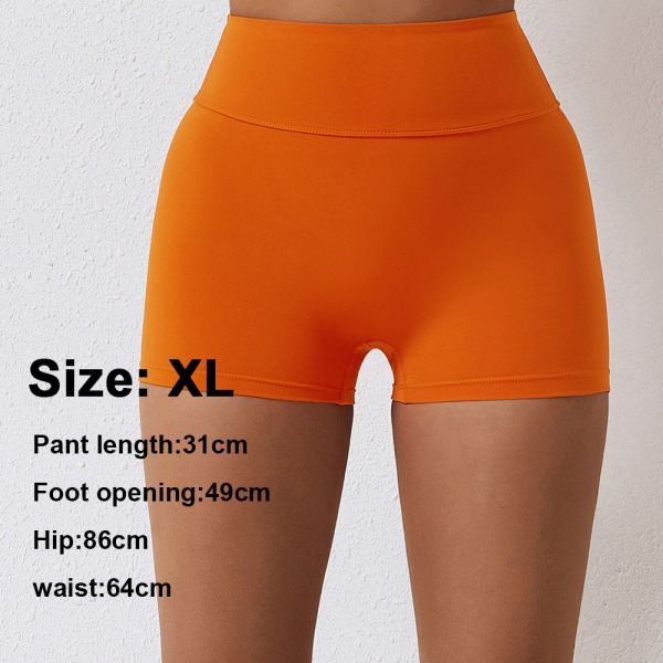 Women's tight shorts Yoga Fold Gym workout high waist shorts buttock lifting hot pants