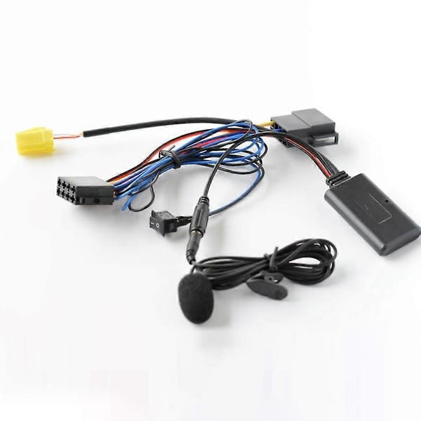 Bil Bluetooth 5.0 Aux Kabel Mikrofon Håndsfritt Mobiltelefon Gratis Samtale Adapter For Rd09 Radio