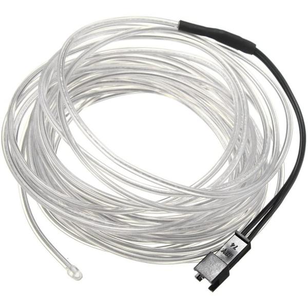 EL Wire, 4-pak El Kabel - Lysende Kabel Neon Wire Leuchtende St