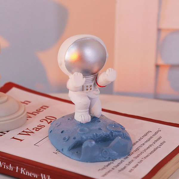 Telefonstativ Skrivbordstillbehör Harts Astronaut Figurer Heminredning