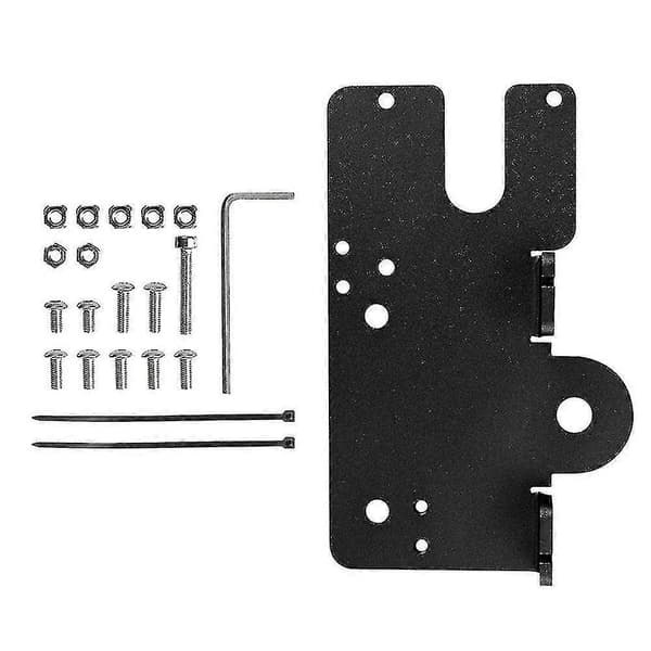 3D-printerdele til Ender3/CR10 Direct Drive Pladekit Aluminium Monterings Ekstruder Bagplade