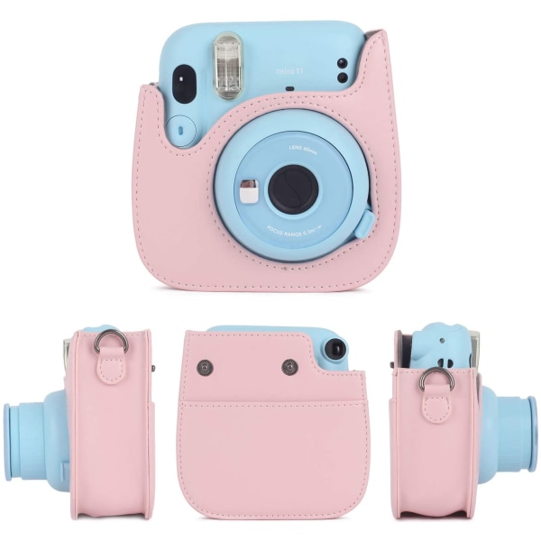 Polaroid-kamerakassi, kannettava ja käytännöllinen, vaaleanpunainen