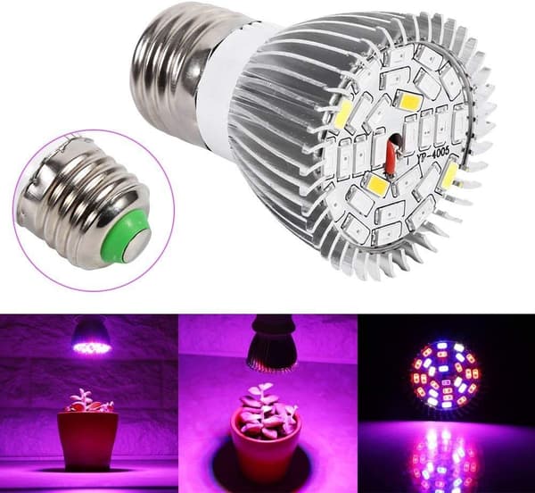 Kasvivalo, LED-kasvivalo 50W E27 suuritehoinen paneeli Ful